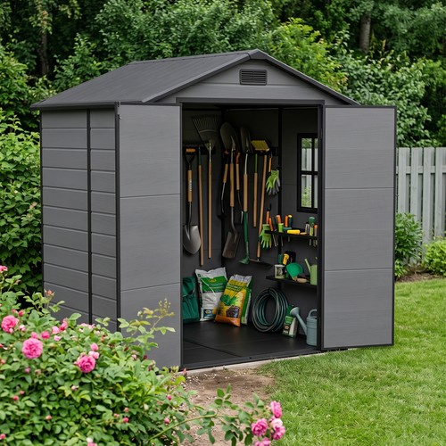 Plastic shed garden - shed,