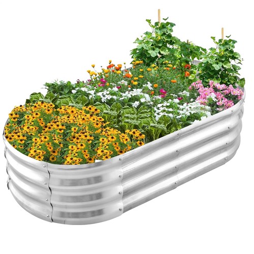 Garden raised bed galvanised - garden,