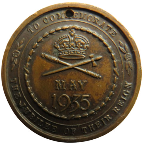 1935 king george silver - 1935, v