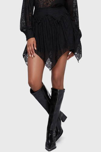 Killstar wicked waltz skirt - wicked,
