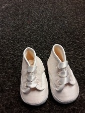 SALE NEW BOYS PEX CREAM CHRISTENING BOOTS  SIZE 0 FITS APPROX 0-3 MONTHS