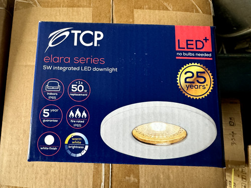 Box white led downlight - box,