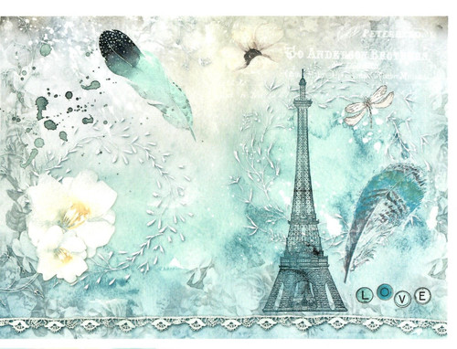 Rice paper for decoupage - rice,