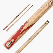 BCE Mark Selby RED CLASSIC ASH Weight Adjustable 2pc Ash Pool Snooker Cue 9.5mm