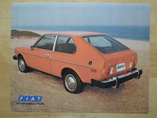 FIAT 128 3-DOOR HATCHBACK COUPE orig 1973 USA Mkt Sales Leaflet Brochure 
