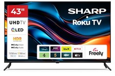 Sharp 43hj4125k ultra hd - sharp, 4k