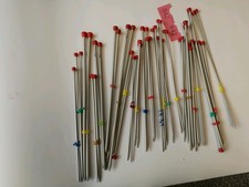 Job lot of knitting needles - selection of sizes and lengths