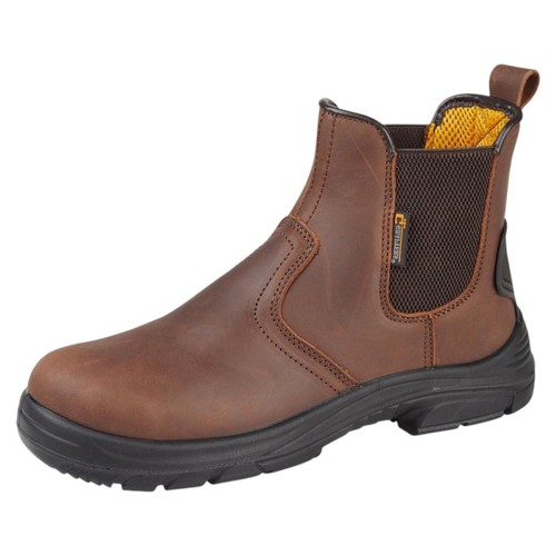 Mens leather safety steel wide - mens,