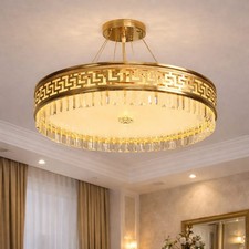 Luxury Gold Crystal LED