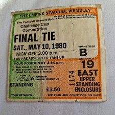 1980 FA Cup Final Ticket