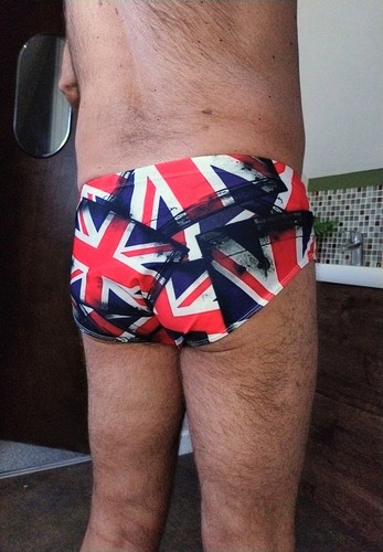 Union jack men swimming - union, men's