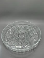 Vintage Heavy Cut Glass Dips