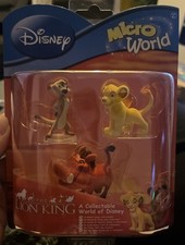 Disney Micro World - The Lion King - Simba Timon Pumbaa - New