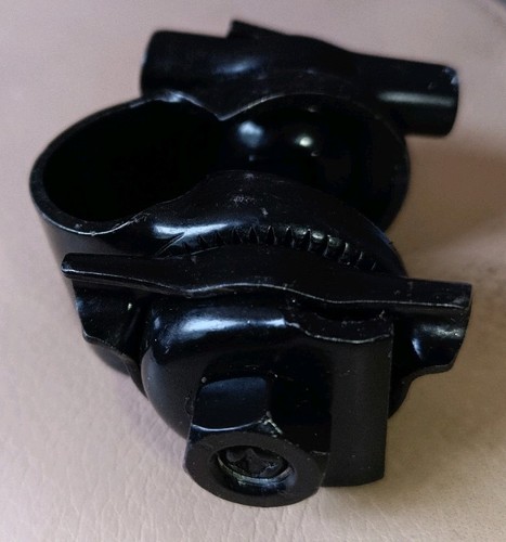 Vintage saddle clamp black - saddle,