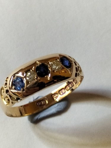 Antique ring 15ct gold - antique,