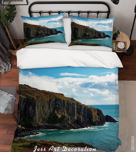 Seaside cliff quilt cover - quilt,