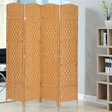 Woven Wicker/ Wood Privacy