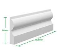 Architrave MDF White Primed