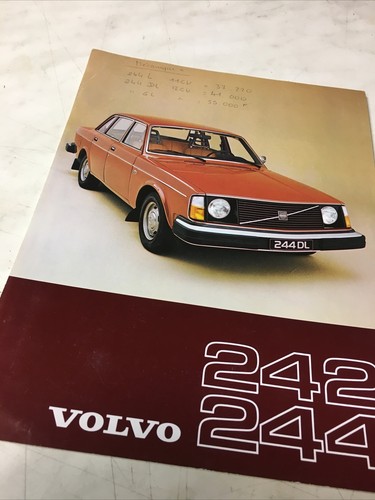 Volvo 242 244 1977 catalog - 242,
