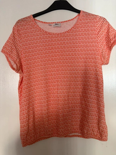 Ladies bubble hem top - size, m