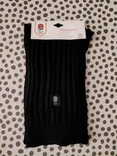 England Rugby Black Scarf Official Merchandise New with Tags One Size