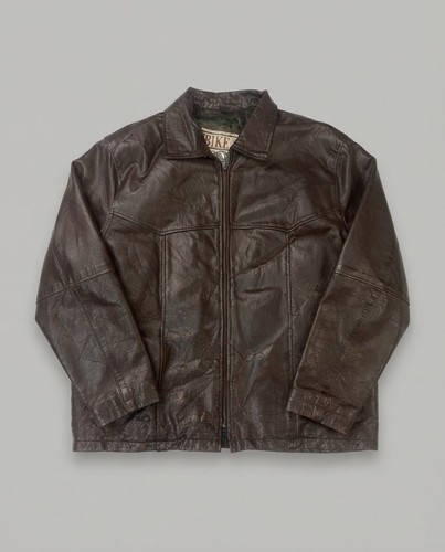 Vintage 90s brown real - 90s,