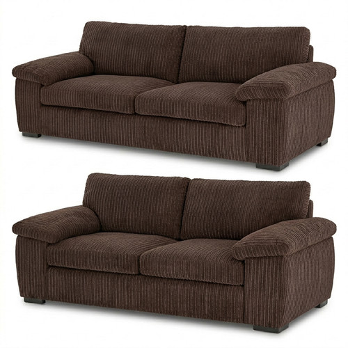 Seater sofa suite - seater, grey