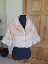 Mink Bolero Jacket Stole Cape