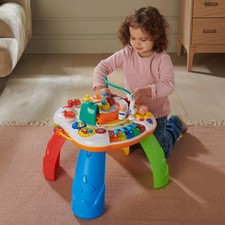 Big Steps Musical Learning Railway Activity Table Kids Train Set