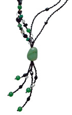 Real aventurine malachite rock