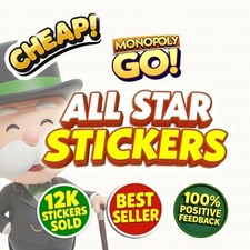 Monopoli Go Sticker 4/5/6 ⭐