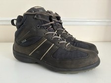Women’s Ecco Goretex Walking Hiking Mid Calf Boots Brown Size UK 7 EUR 41