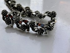 CORO Vintage Jewelcraft Necklace Textured Acorn 1950s