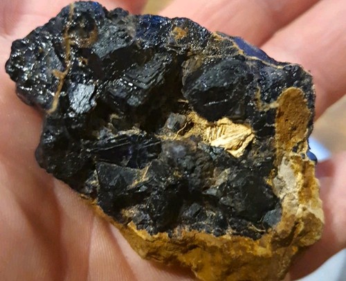 Blue john fluoride from - john,