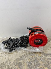 BIG RED Hand Chain Hoist 1 Ton 2000 Lbs Capacity 8ft/2.5m Torin Manual Chain