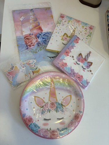 Unicorn party table set - party,