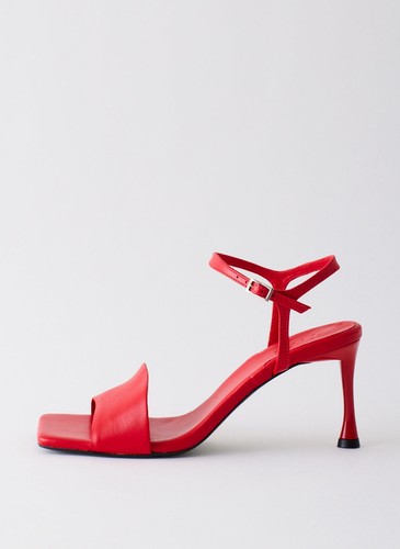 Tibi golly red leather - golly,