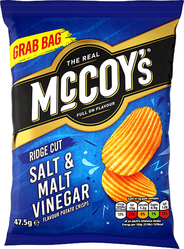 Mccoys ridge cut crisps - cut, box