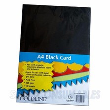 Goldline A3 Black Card. Pack