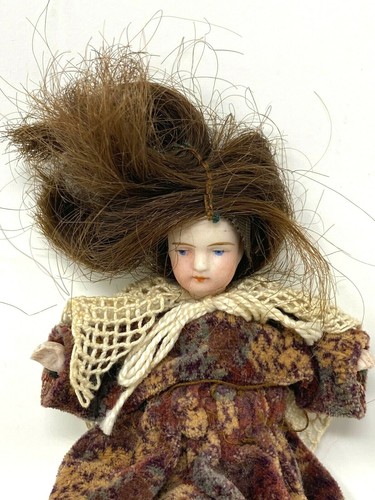 Antique miniature doll - doll, &