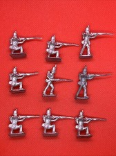 25mm Napoleonic Soldiers Kneeling/Standing Firing Wargaming White Metal Figure