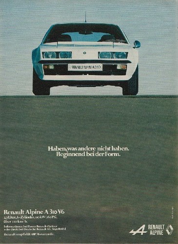 1978 renault alpine - 1978, 310