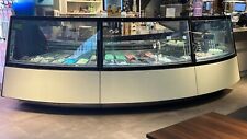 Italian Gelato Ice Cream Display Freezers And Cake Display Plus Counter Full