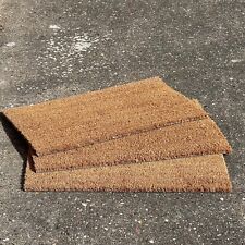Plain Natural Coir PVC Backed Door Mat 40 x 70cm