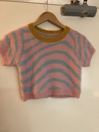 Shein pink and blue fluffy - and,