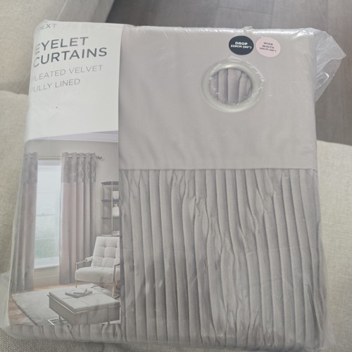 Next mauve pleated velvet - pleated,