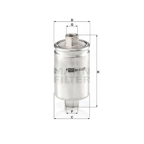 Mann wk612 fuel filter - mann,