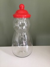 Snowman Plastic Sweet Jar 1065ml