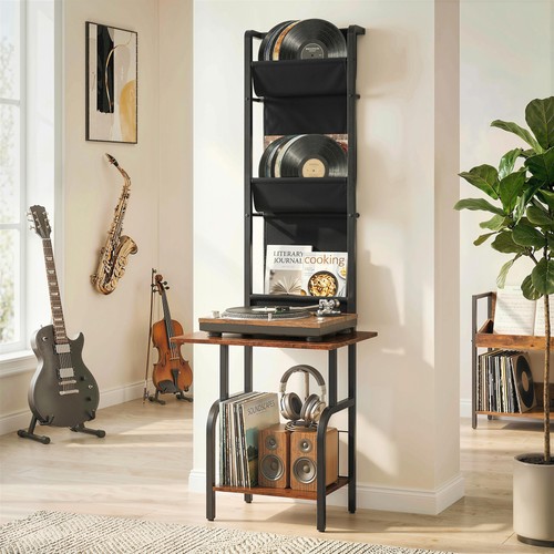 Homcom vinyl record player - record,