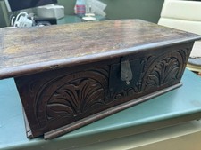 Antique Oak Bible Box